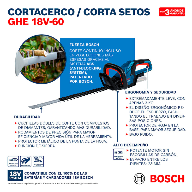 Aparador GHE 18V-60 | BOSCH  06008C90E0-000