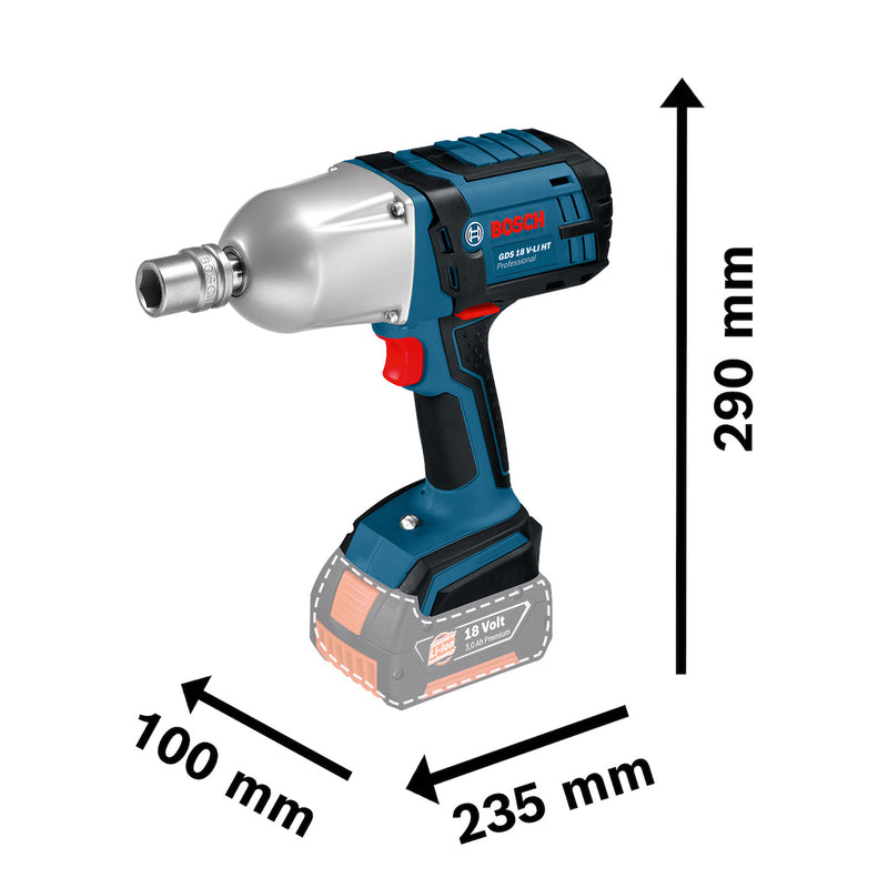 Chave de Impacto | GDS 18V-LI - BOSCH 06019B1300-000