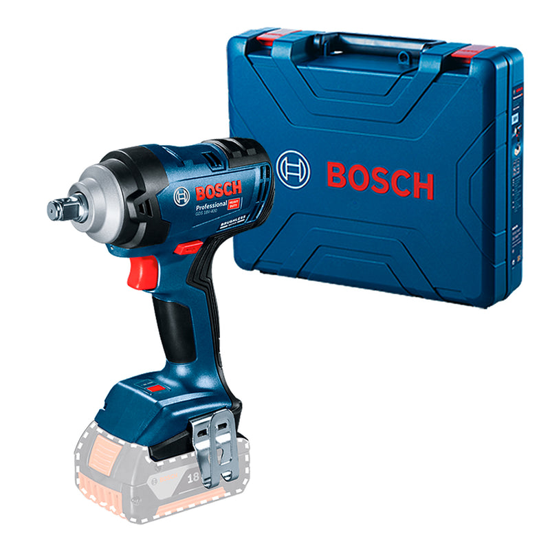 Chave de Impacto | GDS 18V-400 KIT - BOSCH 06019K00E1-000