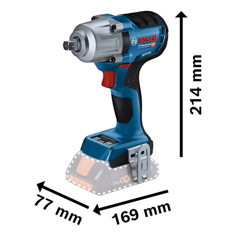 Chave de Impacto | GDS 18V-450 PC - BOSCH 06019K4100-000