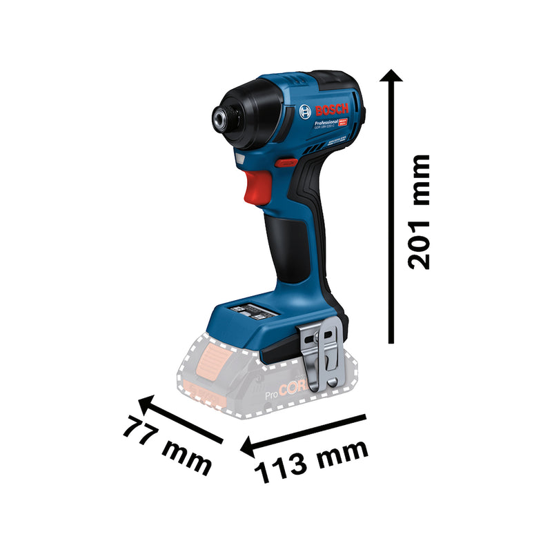 Chave de Impacto | GDR 18V-220 C - BOSCH 06019L60E0-000